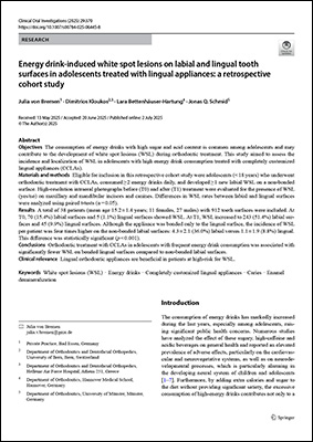 2025 05 VBremenJ Et Al Energy Drink Induced White Spot Lesions